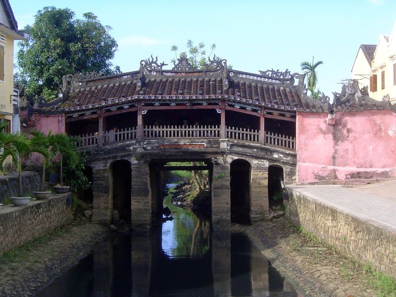 Probably the town's most photographed structure is the so-called Japanese Bridge, built to connect a formerly Japanese neighborhood with its