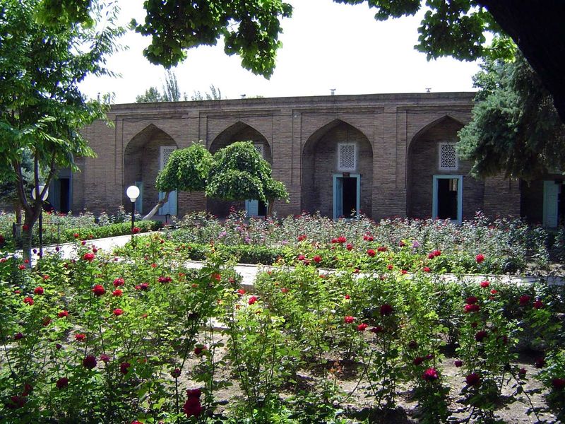 Inside, the dakkma or courtyard is rimmed with rooms for students. No longer: this madrasa is now the office of the mufti, or Islamic judge,