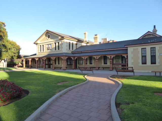 Here's the Silverton Tramway station on Sulphide Street. It's a museum now, because the line was abandoned after 1970, when a standard gauge