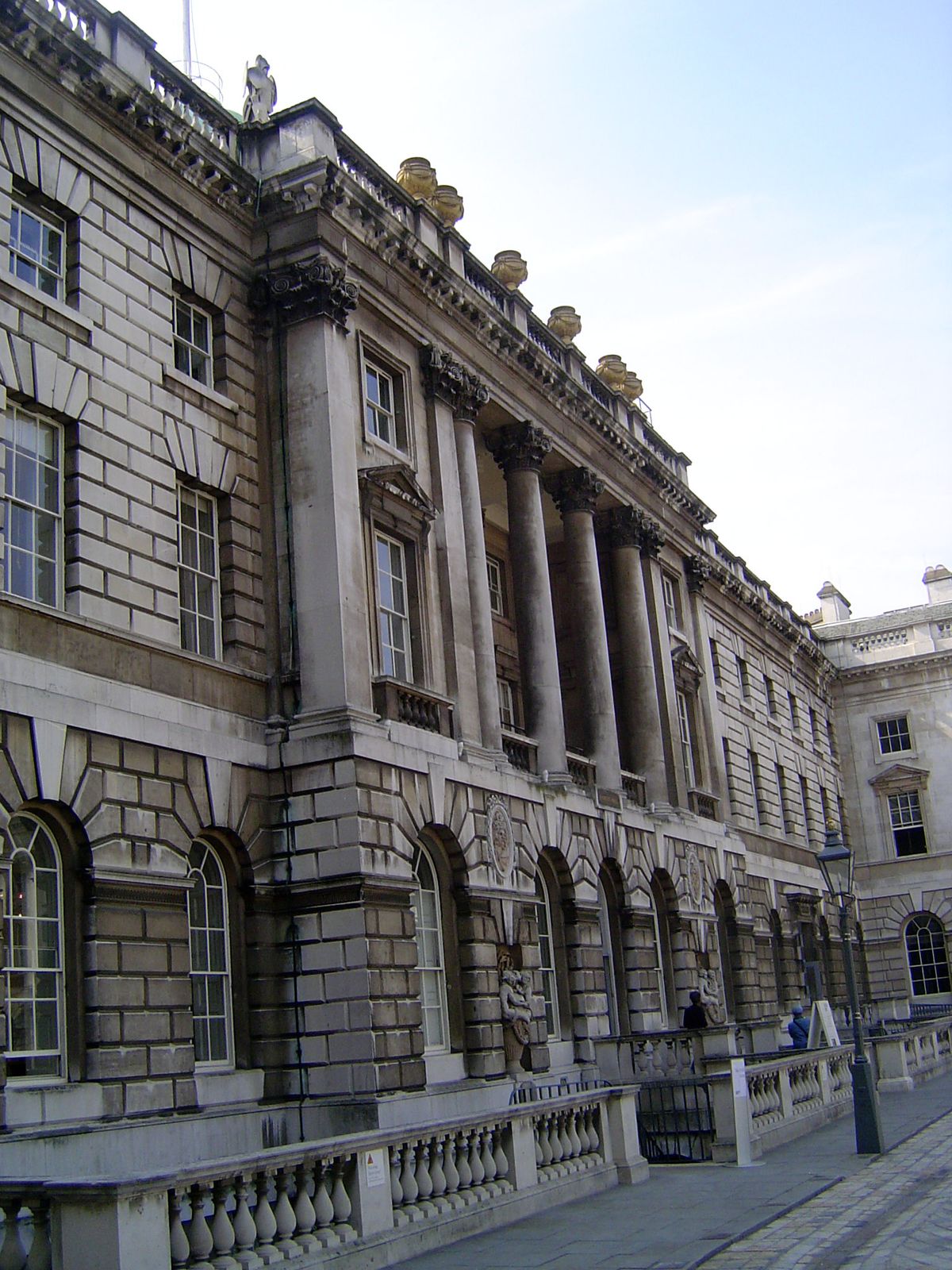 The courtyard entrance to the south building.