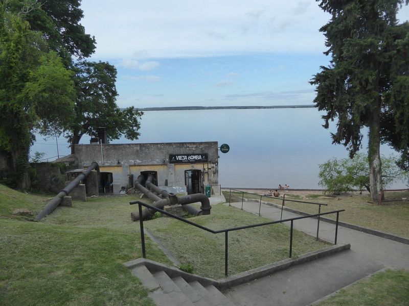 The plant's steam engines ran on coal at first, then oil. The pumphouse is now a steakhouse.