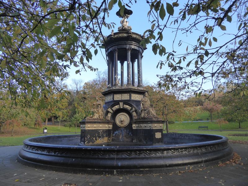If I tell you it's the Saracen Fountain, you know who built it, right? We saw his tomb a million pictures ago; it's only a mile away. We als
