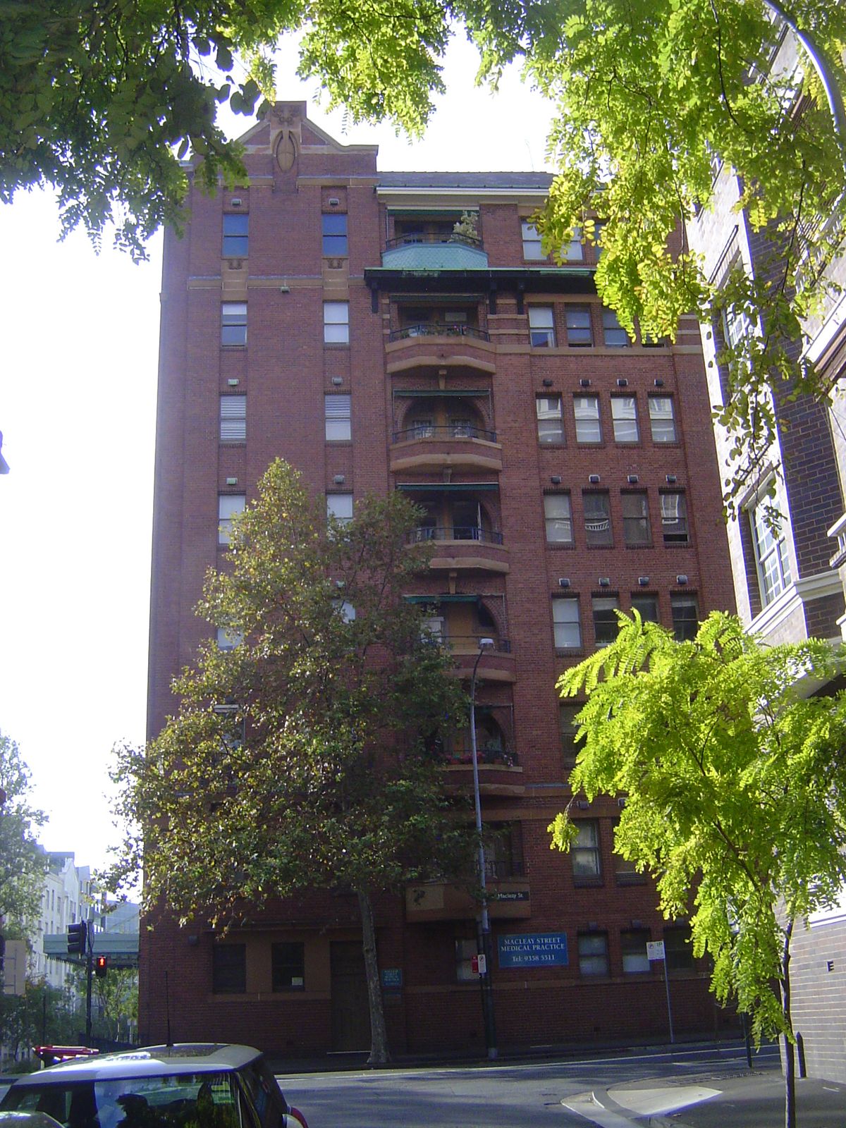 Side view of Kingclere: the double-hung windows may be boring, but at least they open. Count your blessings.