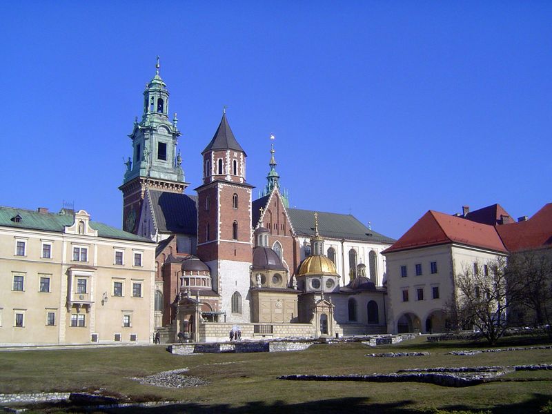 The Cathedral in the flesh, so to speak. The third church on the site, it was built to house the relics of St. Stanislaw Stanislaus, the fir