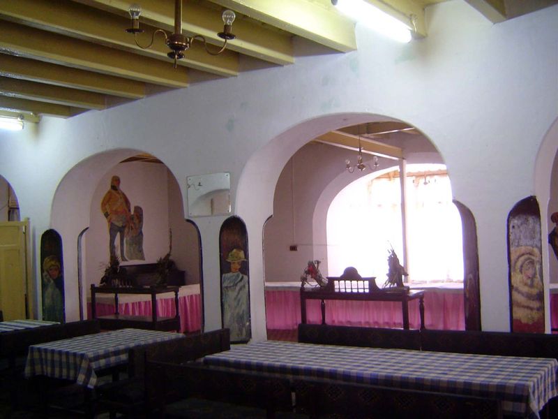 The dining room.