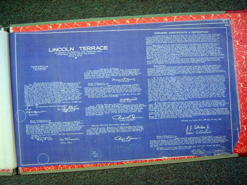 Covenants and declarations. The prohibition against Black ownership or residence was standard for the time.