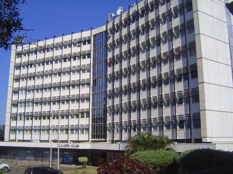 Delamere House, an office building from about 1965, was the city's tallest building for 25 years or more.