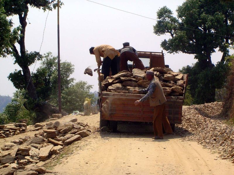 A delivery truck, carrying coals to Newcastle.