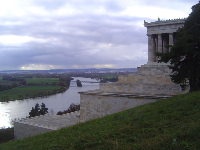 The view upstream.