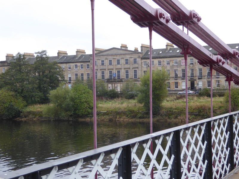 Part of the financial planning behind the bridge was to make it easy for people at Carlton Place you're looking at it to cross the river and