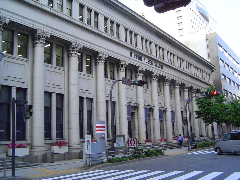 The former headquarters of NYK Nippon Yusen Kaisha, or Japan Mail Steamship Company, now the NYK maritime museum.