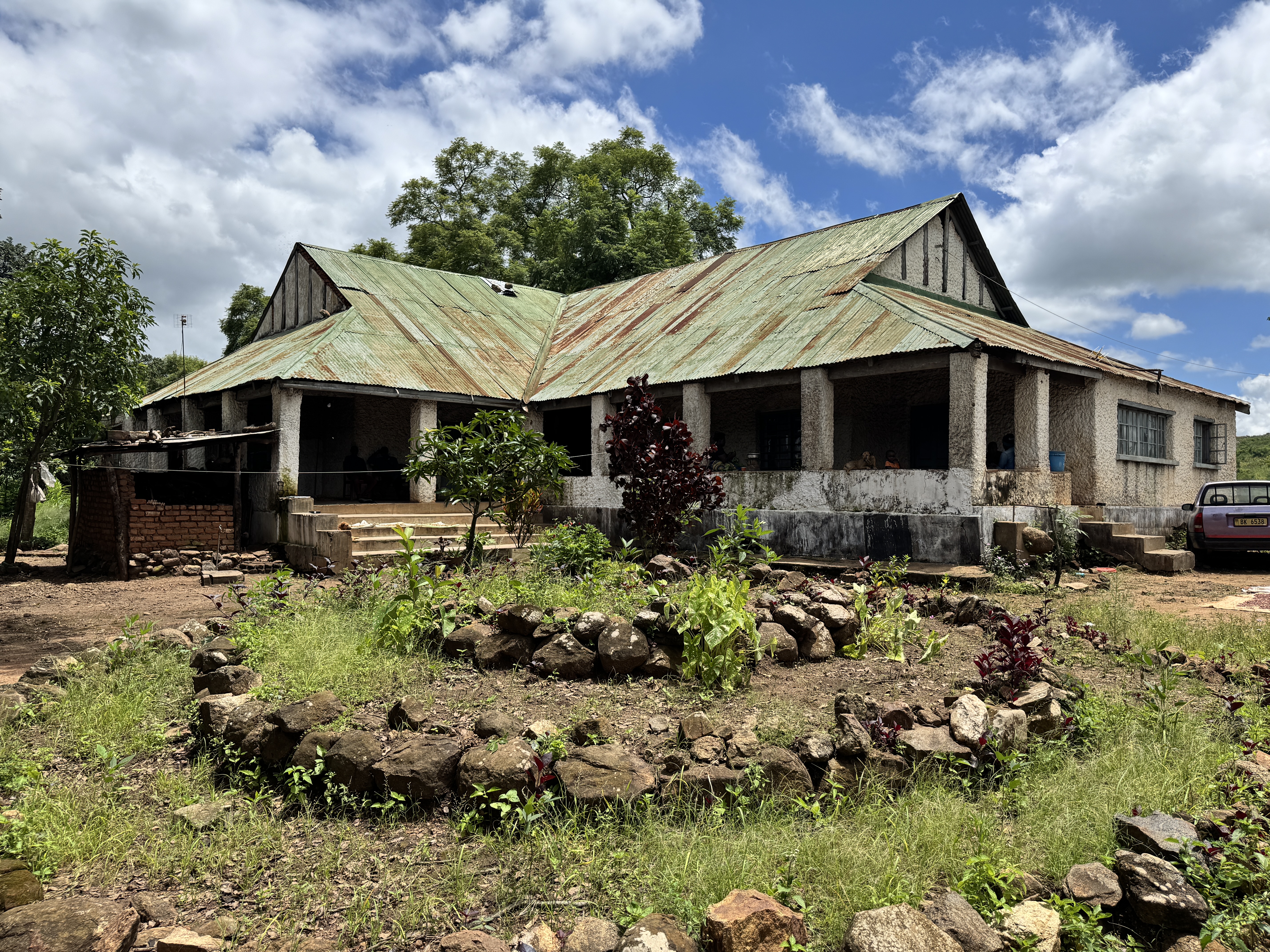 And here's Livingstone's bungalow, now used as housing by staff of the Magomero Community Development College.