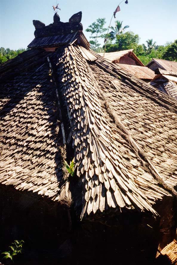 A different style of roofing, but also at Pura Besakih.