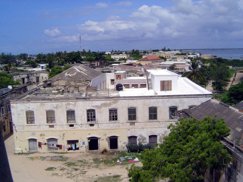 The view directly south.