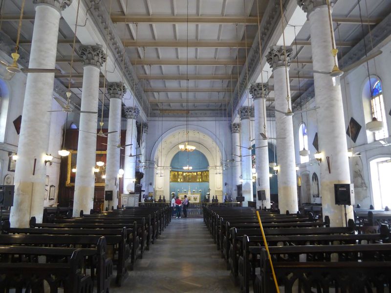 So was the entrance once by the side of the altar? We know that the columns were modified from Doric to Corinthian in 1811 and that side gal