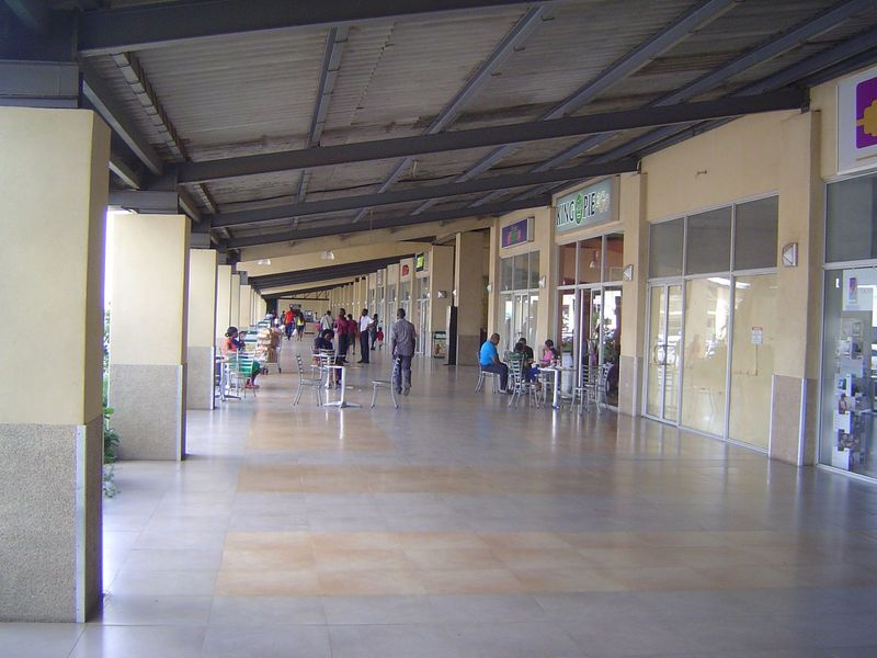 We're at the city's proudest retail center, the Jacaranda Mall.