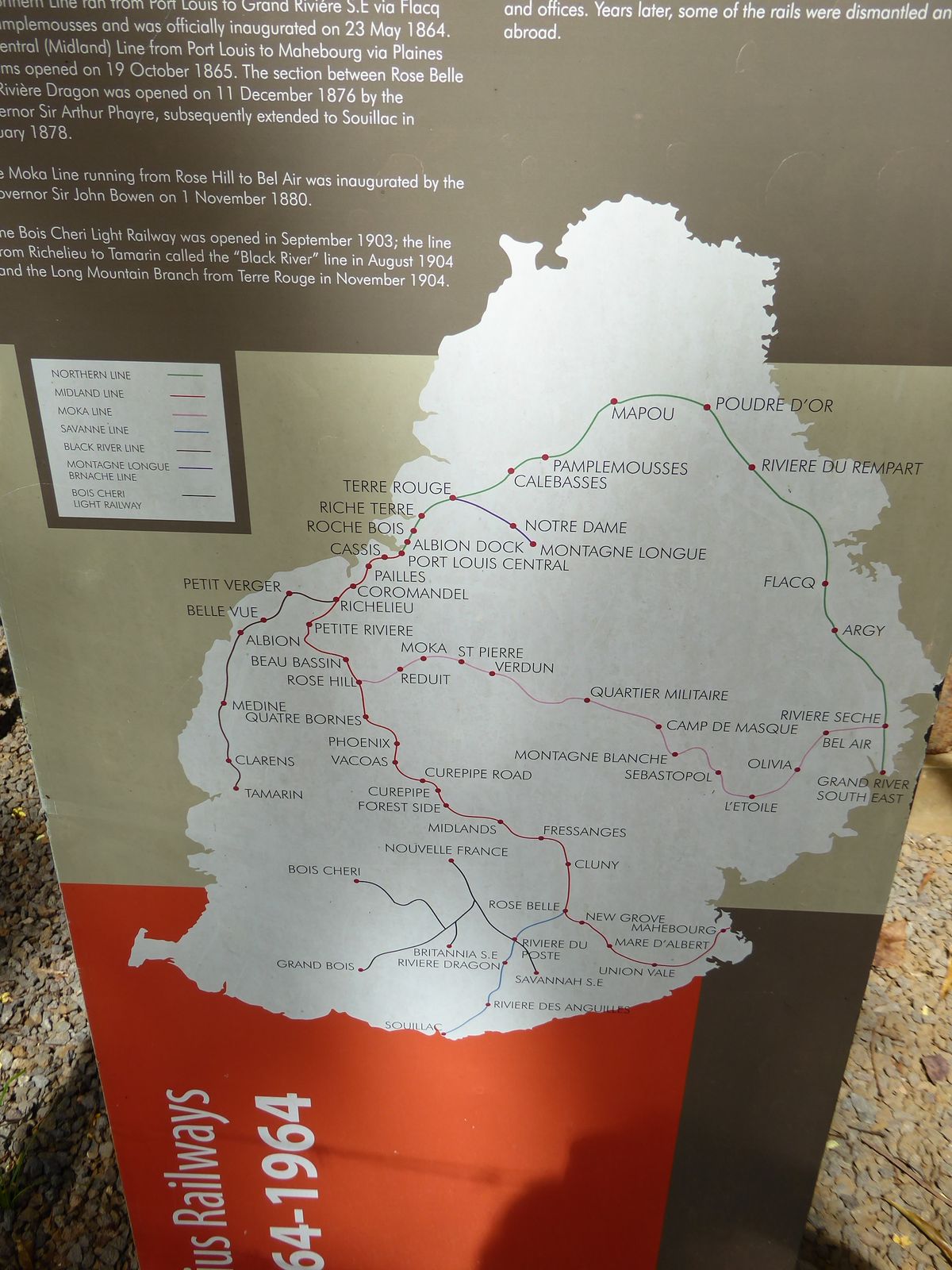 There you have it: one of the island's end-of-the-line stations.