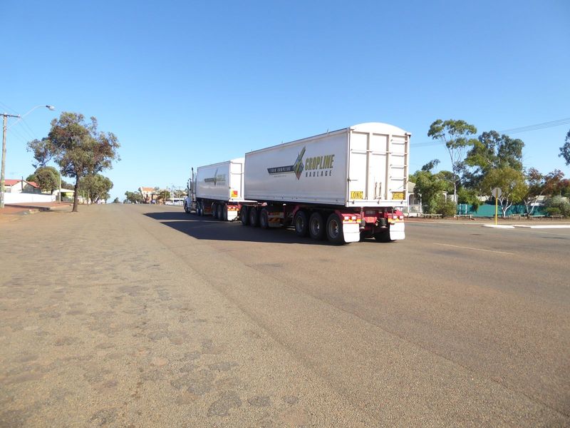 To satisfy residents of means, you have to keep stuff coming. Most comes by truck.