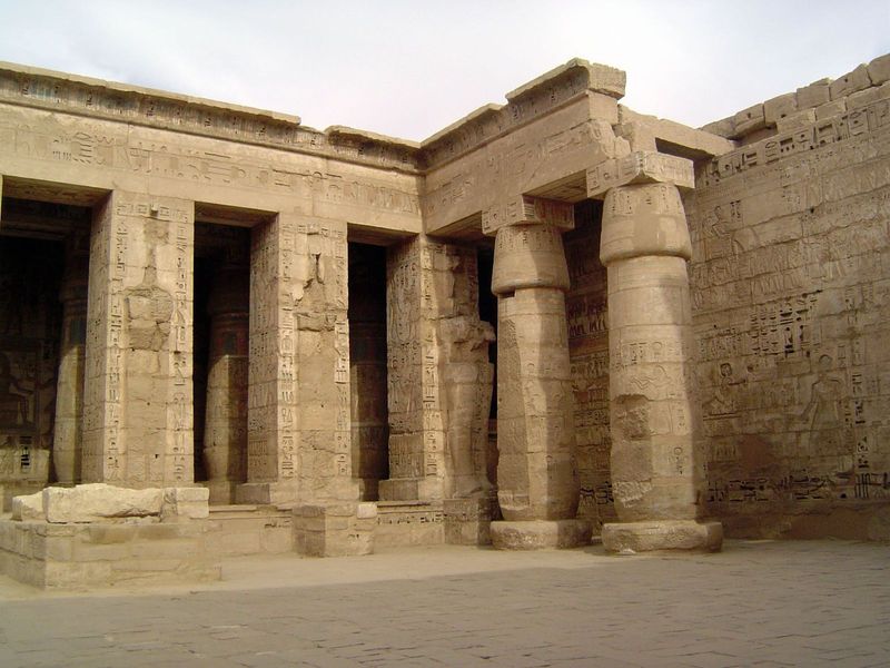 Parts of the west and north walls.