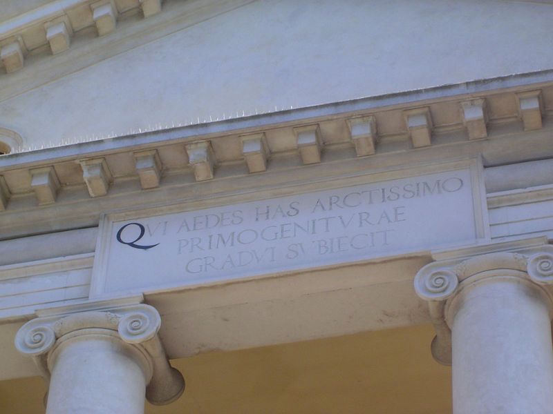 The third bit of the inscription.