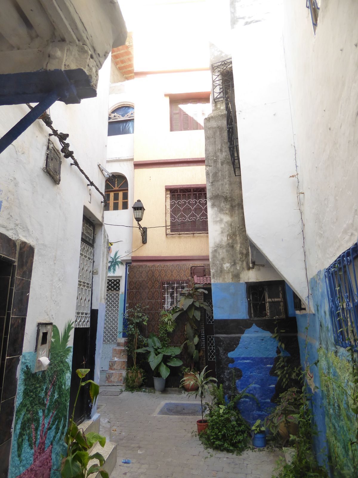 Blind alleys, or adarves, lead only to private houses. Judging from the potted plants, water can't be terrifically expensive.