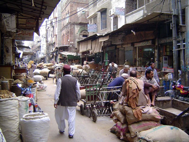 The Old City's economic life is very public.