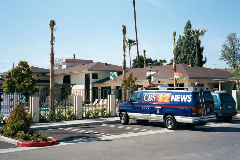 The apartments cover eight blocks of the Jeffrey-Lynne neighborhood, which until recently was gangs-and-drugs turf. Anaheim redeveloped it a