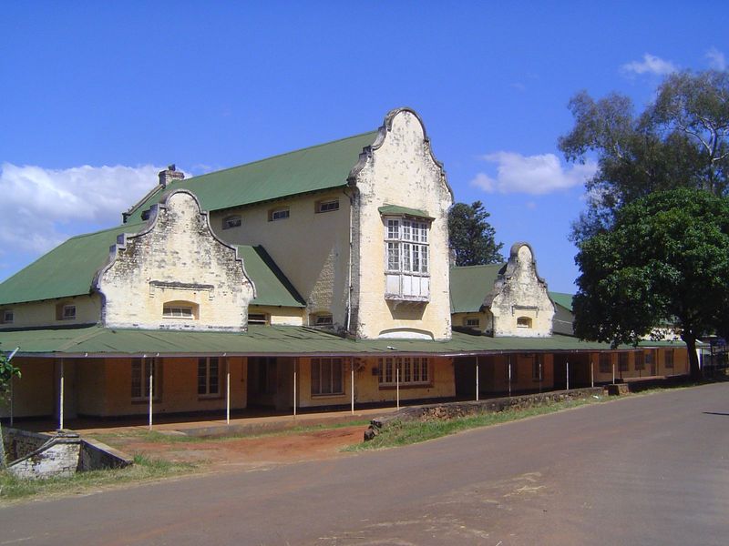 The old post-office headquarters, more Boer than British.