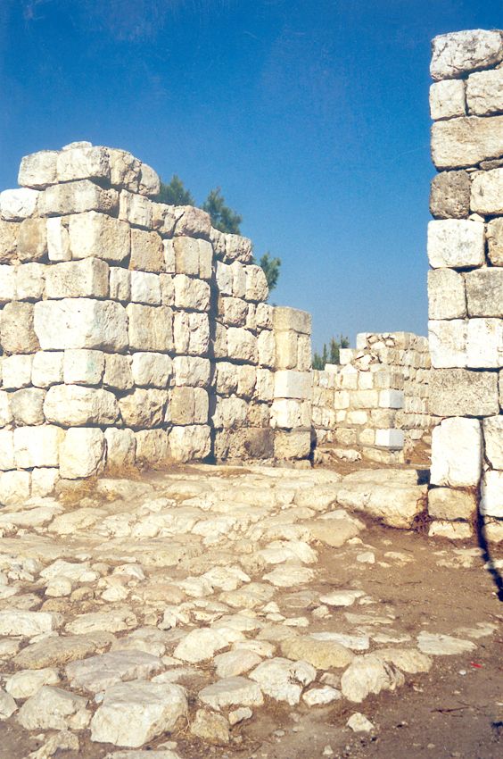 One of the entrances to Antipatris. The site is now a park.
