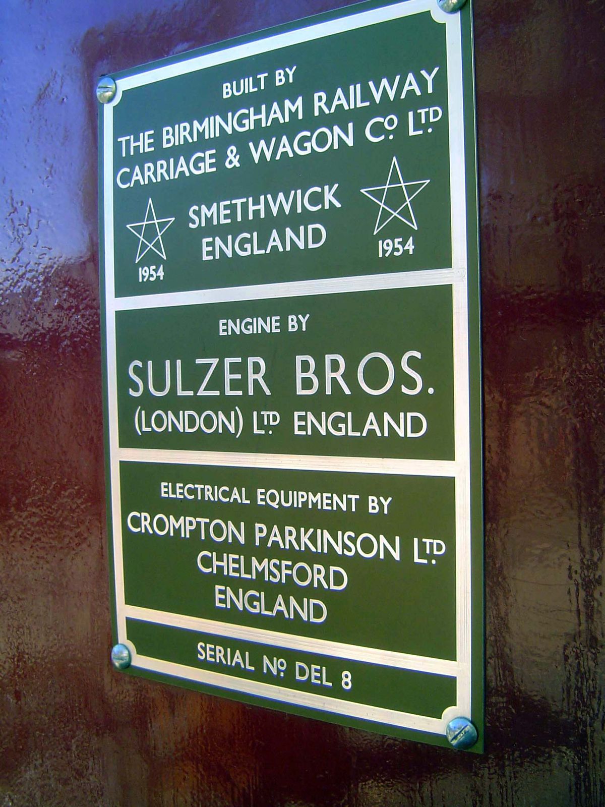 The builders plate, for buffs only.