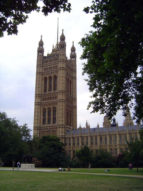 The Houses of Parliament technically the New Palace of Westminster look older than Somerset House but are actually considerably younger. A f