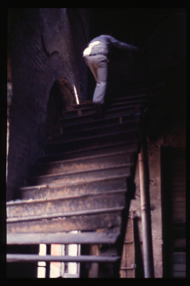 Watch the stairs.
