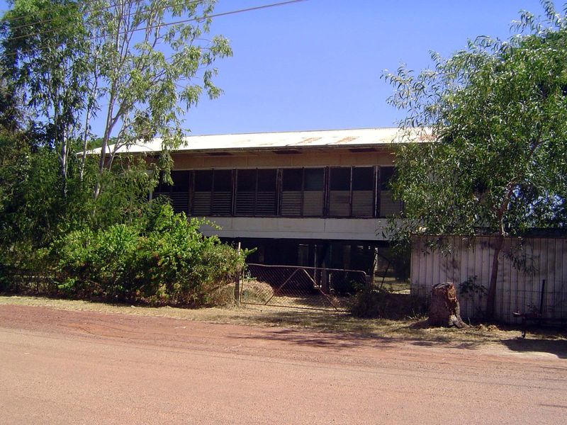 One of the houses on the site.