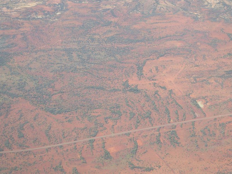 Perth is 733 miles to the right. You're looking at NH 95, Australia's longest road.