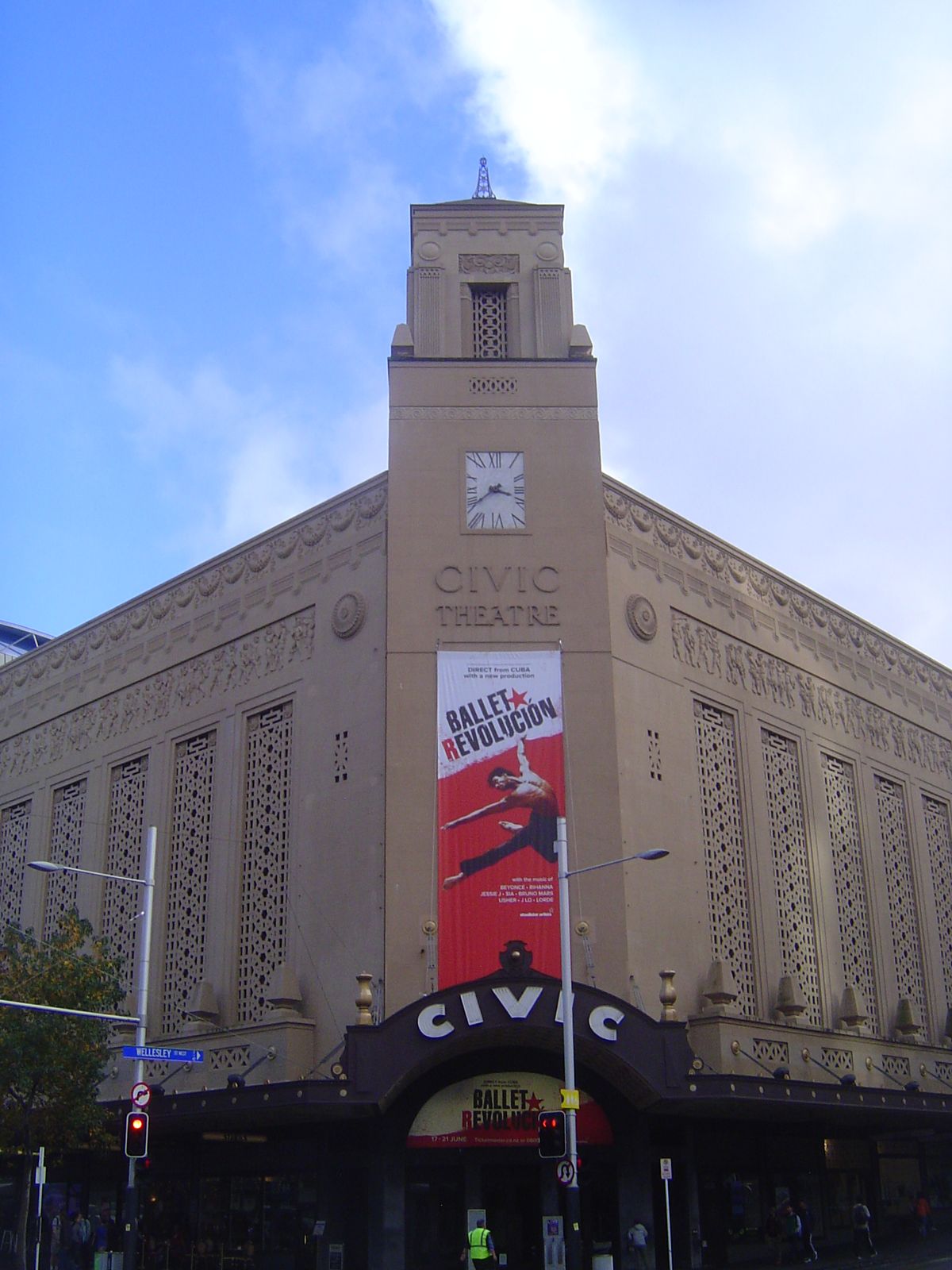 The Civic Theater, 1929, still the largest theater in the country, though with fewer than the 2,750 seats it originally had.