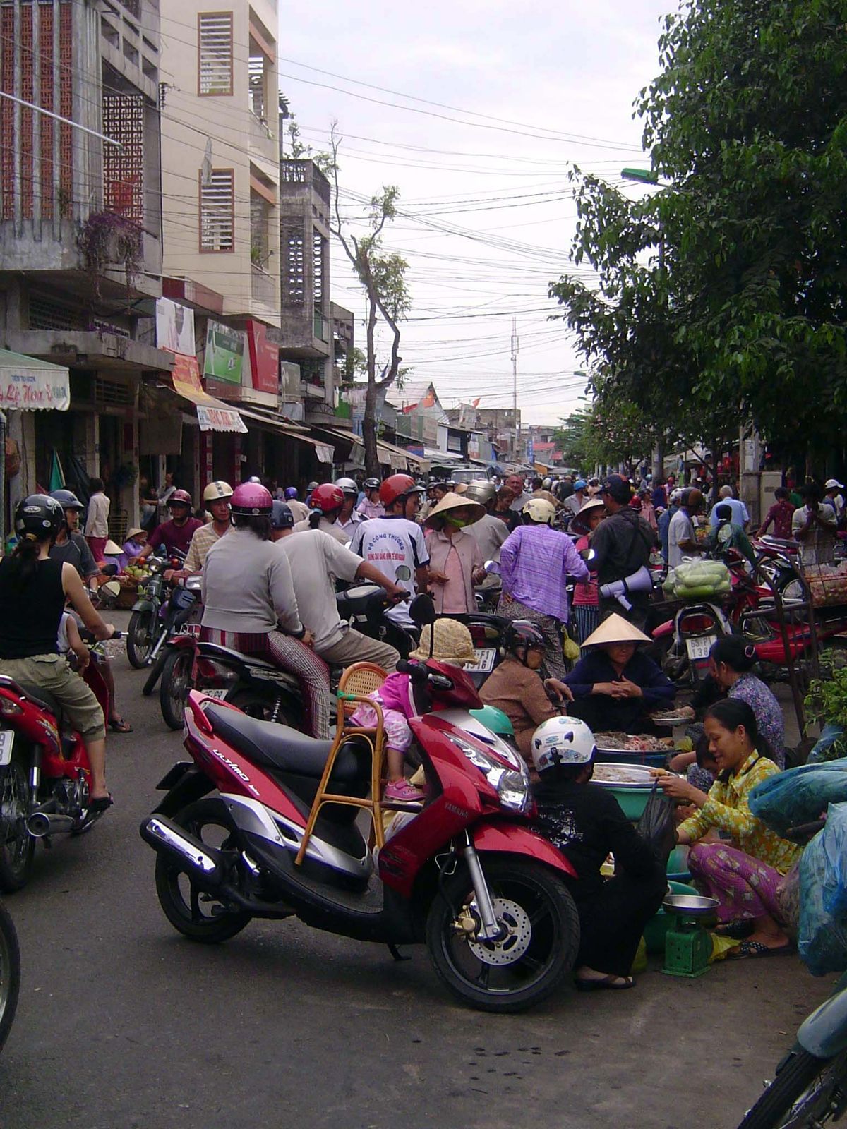 Street market.