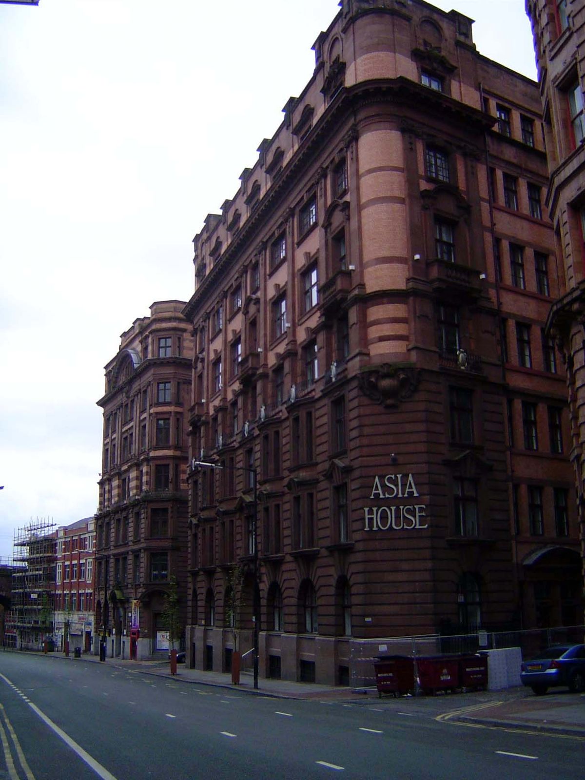 Gloomy indeed: Asia House, by I.R.E. Birkett, 1906-1909.