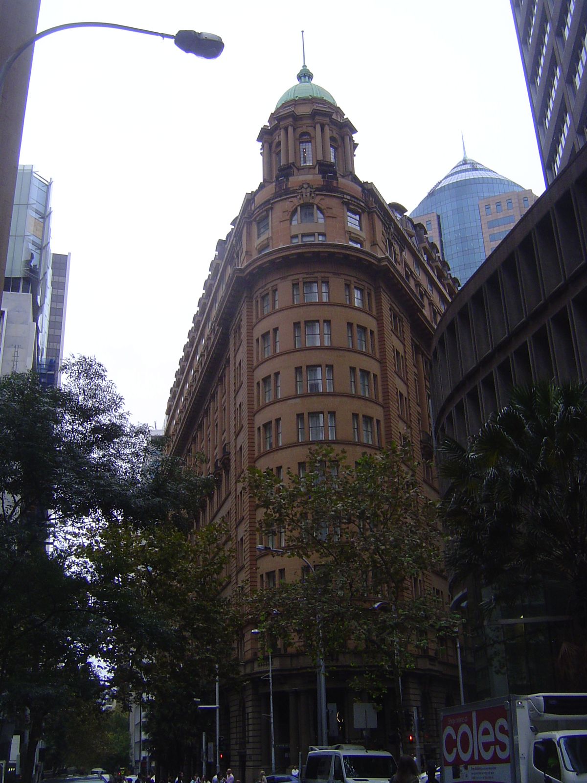 Less inspiring? This is the Trust Building from 1912. For decades it housed the Daily Telegraph, an independent paper when this building was
