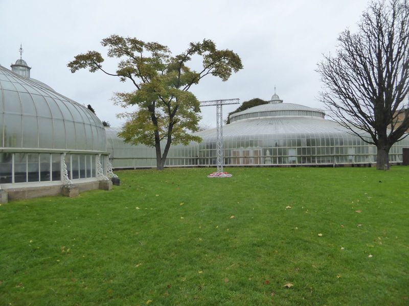 Now this is impressive. It's the Kibble Palace, a "dramatic giant glass mushroom" in Williamson's phrase. It was built in the 1860s for a pr