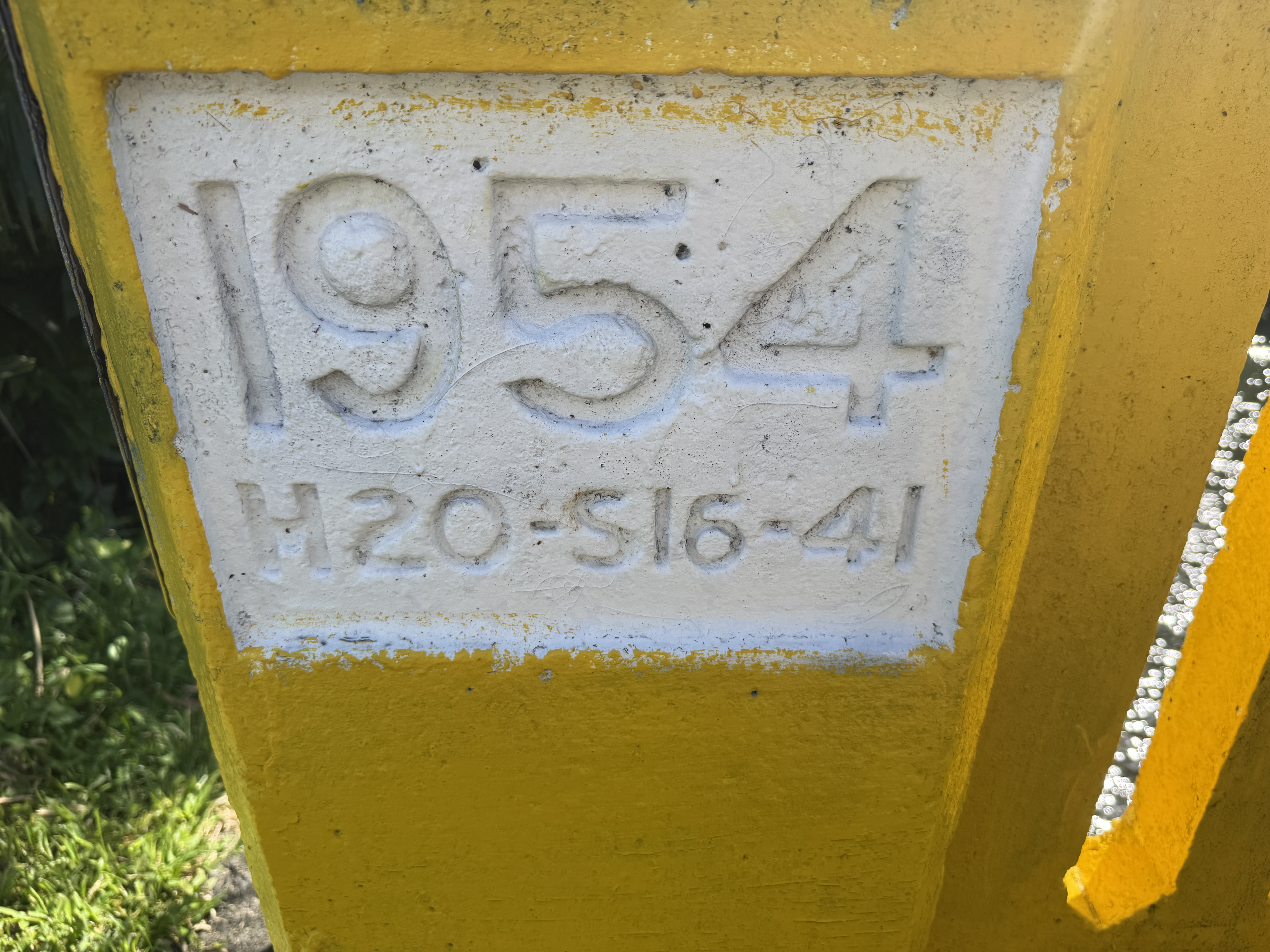 Let's get out of town, which we can do largely because of roads built by New Zealand.  Here's a bridge abutment.