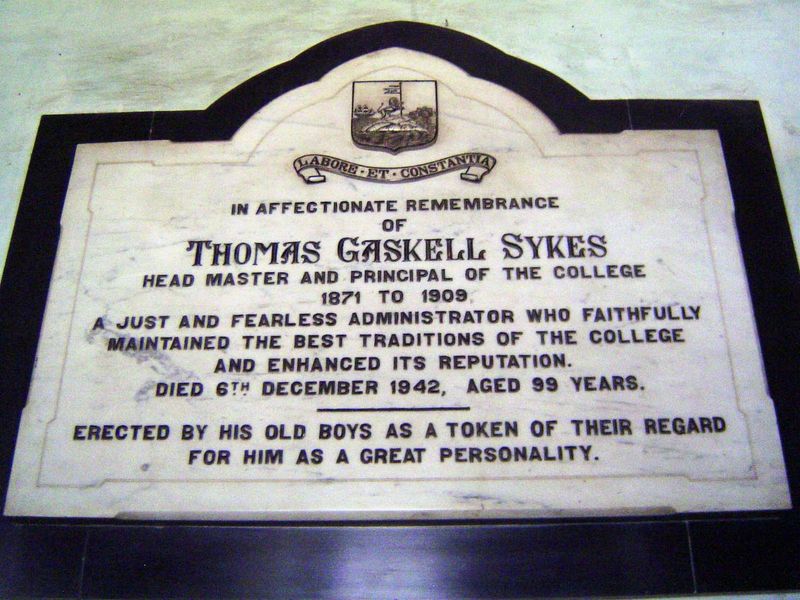 A long-serving and long-lived head master.