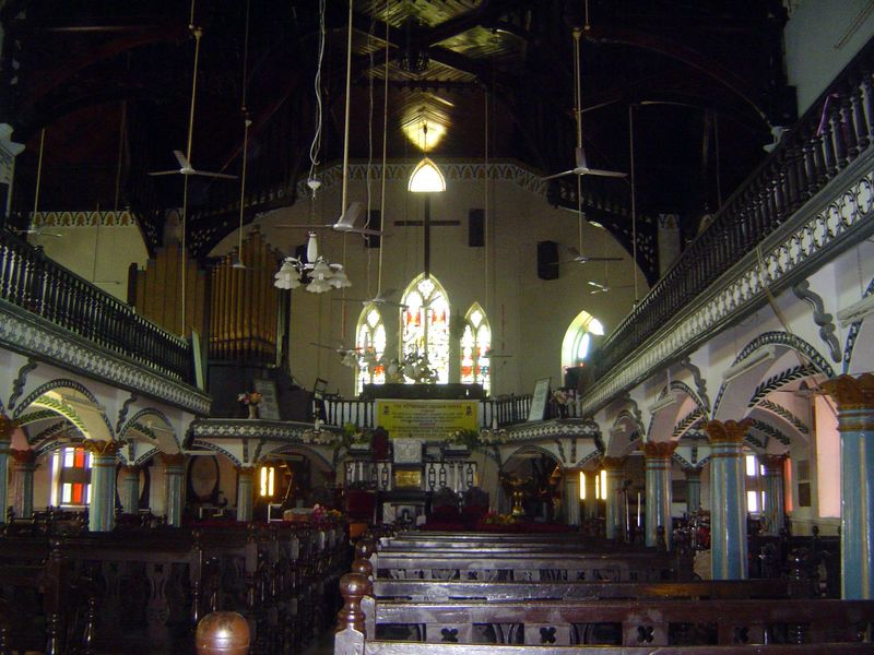 Looking toward the altar.