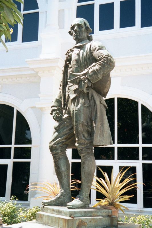 The statue turns out to be modern—cast in 1936—and the image fictitious, because no portraits of Light have survived. The building that hous
