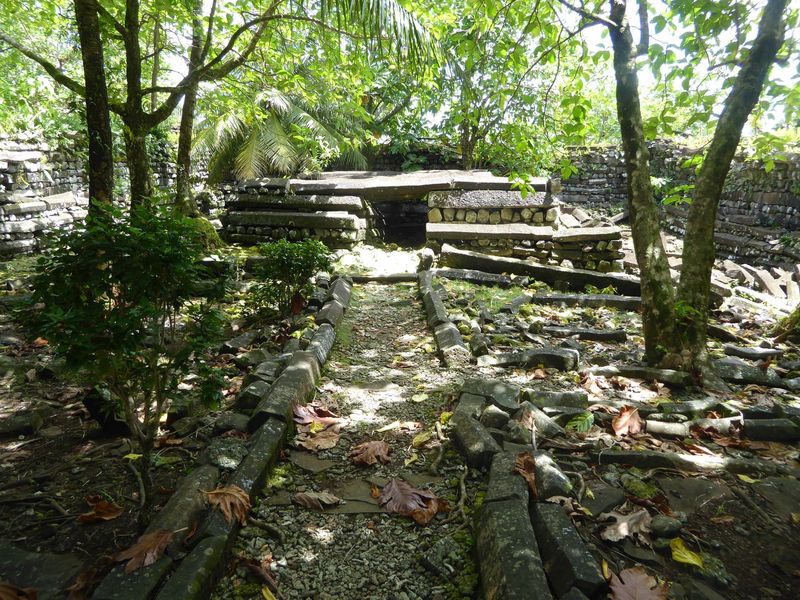 Since Independence, archaeologists have taken apart the first saudeleur's tomb, in the center of the enclosure, with the proverbial comb. A 