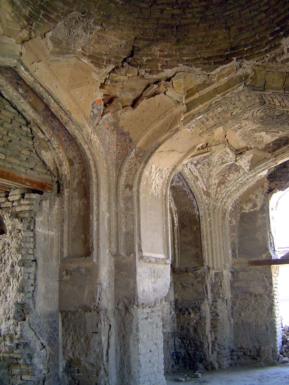 Base of the now-vanished cylinder.
