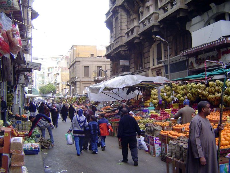 A block further along is the Tawfiqiyya Souq on Taufiqiya Street, off Talat Harb. Tawfiq was the son of Ismail and father of Abbas, but unli