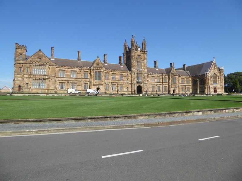The Great Hall of the University of Sydney, completed in 1859.