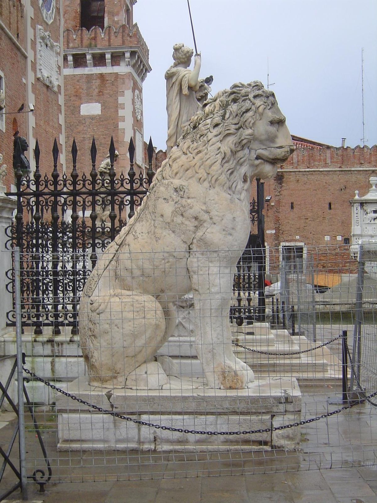Like so many of Venice's treasures, these lions came as loot, in this case from the Greek port of Piraeus in 1692, where the lion may have b