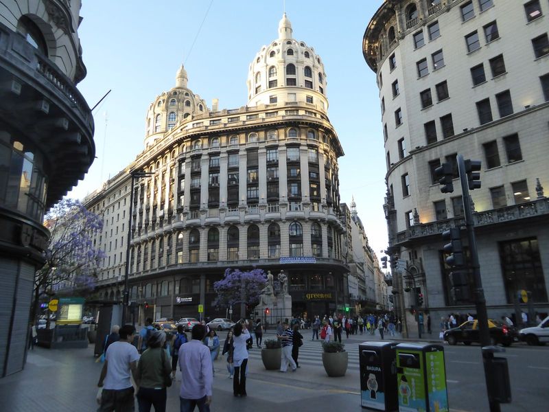 Some of the buildings along the street respect the height limit while slyly violating it. Here, for example, is the Bencich Building of 1927