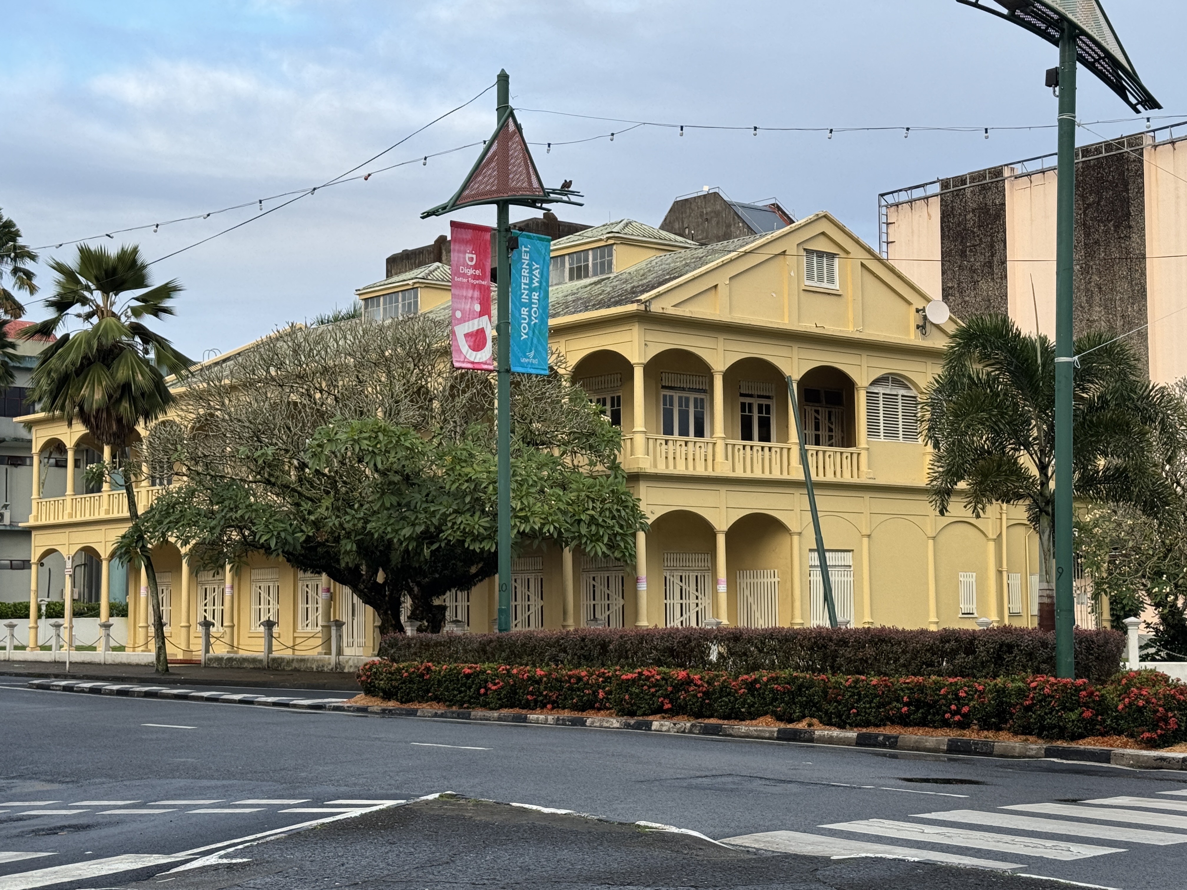 Presumably he spent a lot of time in Suva's Town Hall, built in 1905 as the Queen Victoria Memorial Hall.